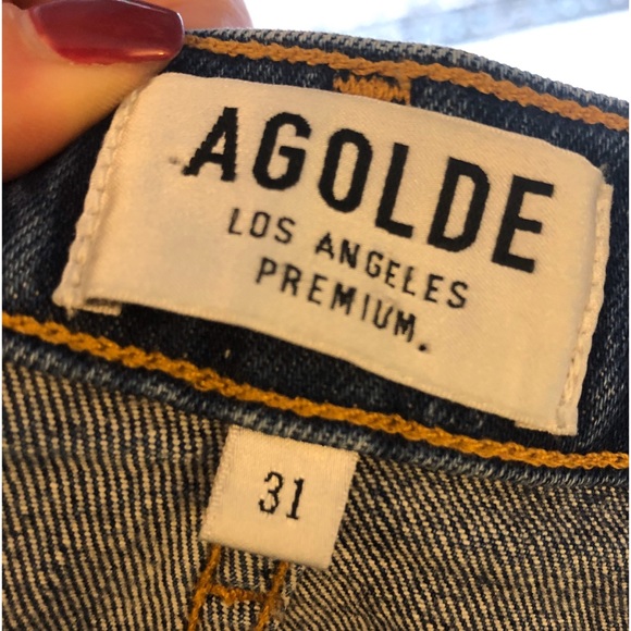 AGOLDE Isabel Mid Rise Slim Straight Jeans - Picture 7 of 8